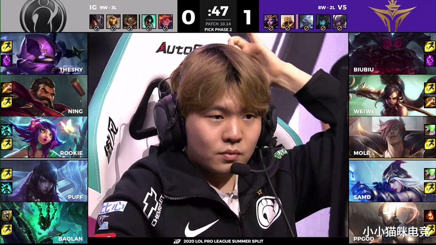 ig|IG击败V5 Rookie掏秘密武器Puff肉身开团 TS凯南天雷下凡V5被打懵