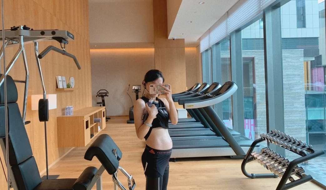 “金剛芭比”袁合榮，懷孕34周仍堅持健身，網友驚呼：真人版春麗-圖7