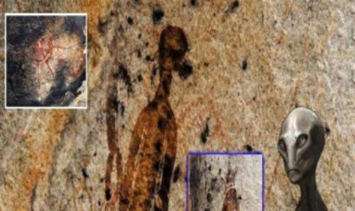 科学家：5000年前的原始洞穴，科学家疑似发现外星生物头颅，还有外星飞船