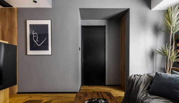 ：95㎡的高级场面，客厅主卧对换，卫生间四分离，全屋都是柜子，美