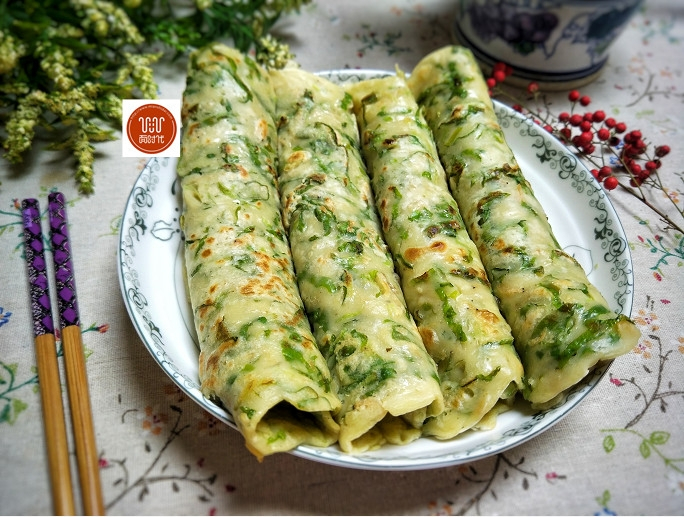 「面食」春季多吃蔬菜早餐饼,手不沾面,筷子一搅,营养又美味,太好吃了
