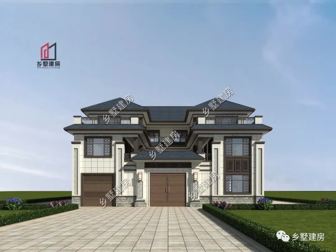 |一栋充满诗情画意的3层中式别墅,尽显惬意自在的农村生活