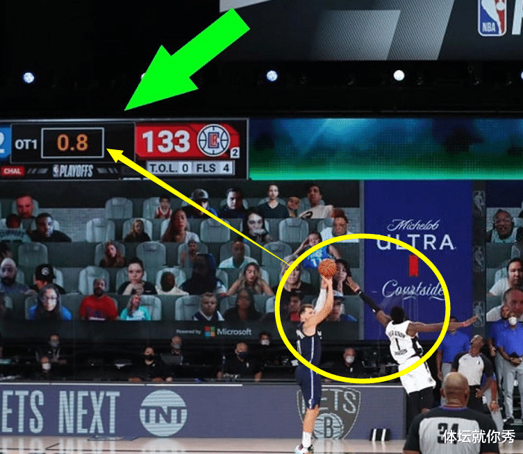 绝杀|最后0.8秒，东契奇3分绝杀快船，乔治愣在原地，谁注意伦纳德的举动