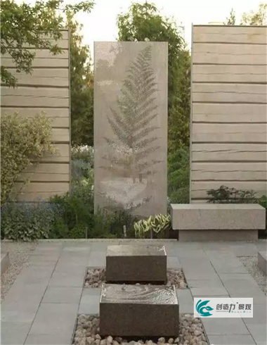 「」庭院景墙，竟能如此别具一格！