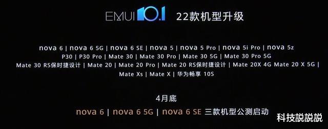 emui10@华为正式官宣Mate30系列22款机型升级EMUI 10.1，你等到了吗？
