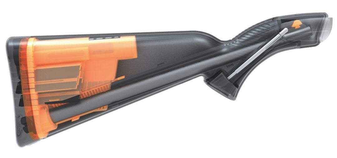 ■这支步枪能拆成两段收纳进枪托，还能在水面漂浮