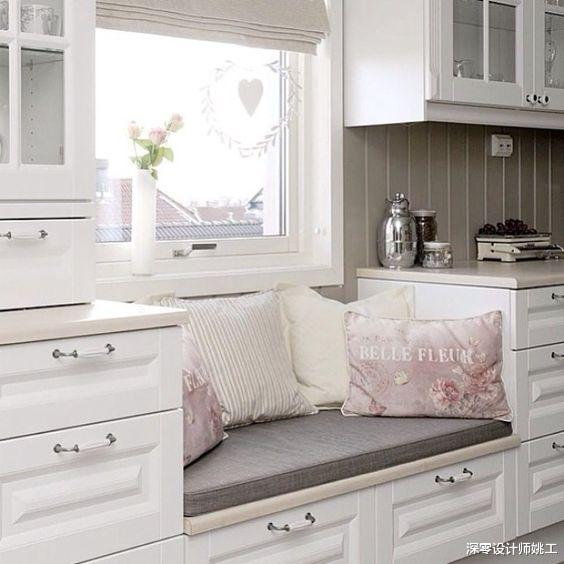 |靠窗灶台下沉40cm，这一定要抄回家，做饭累了转身坐下歇会儿