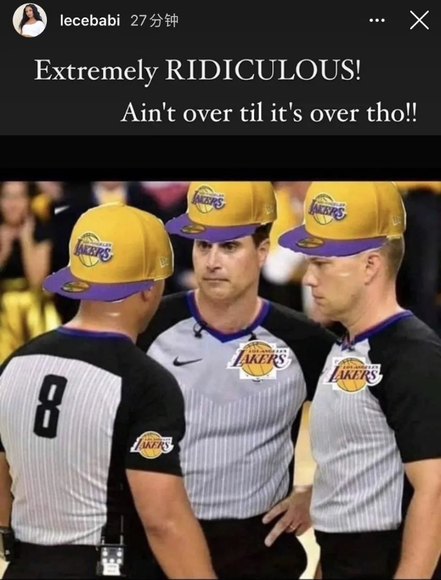 安东尼·戴维斯|贼喊捉贼，克劳德女友赛后发文嘲讽湖人队，浓眉哥赛后的一举动亮了