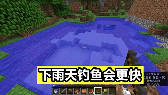 老玩家|只有NC才在MC里面钓鱼？萌新的脱口而出，老玩家在一旁笑了