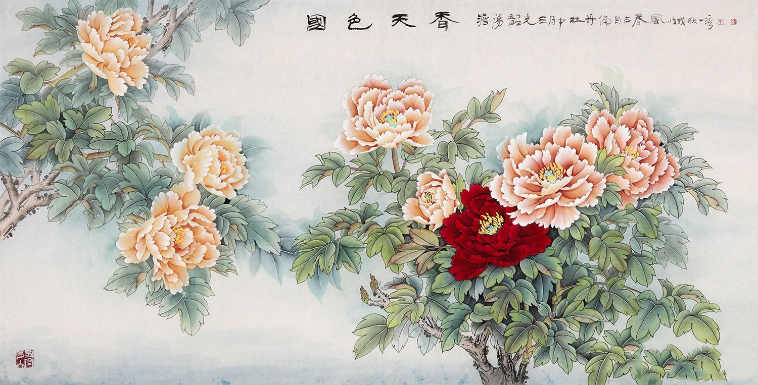 家居装饰挂什么画好 手绘花鸟画高雅有档次