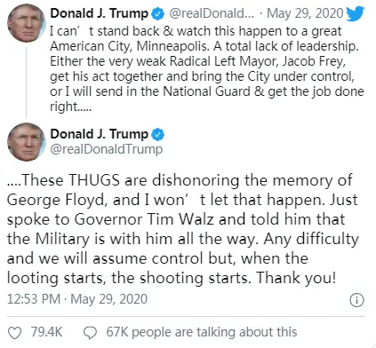 「美国」特朗普扬言亲自派军消灭暴乱，却被狠狠地打脸了！