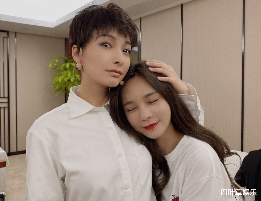 吴昕|吴昕微博晒短发造型，沈梦辰依偎在她怀中，也太像李维嘉了