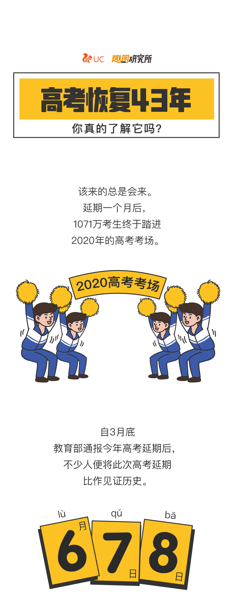 「考试」高考恢复43年，你真的了解它吗？