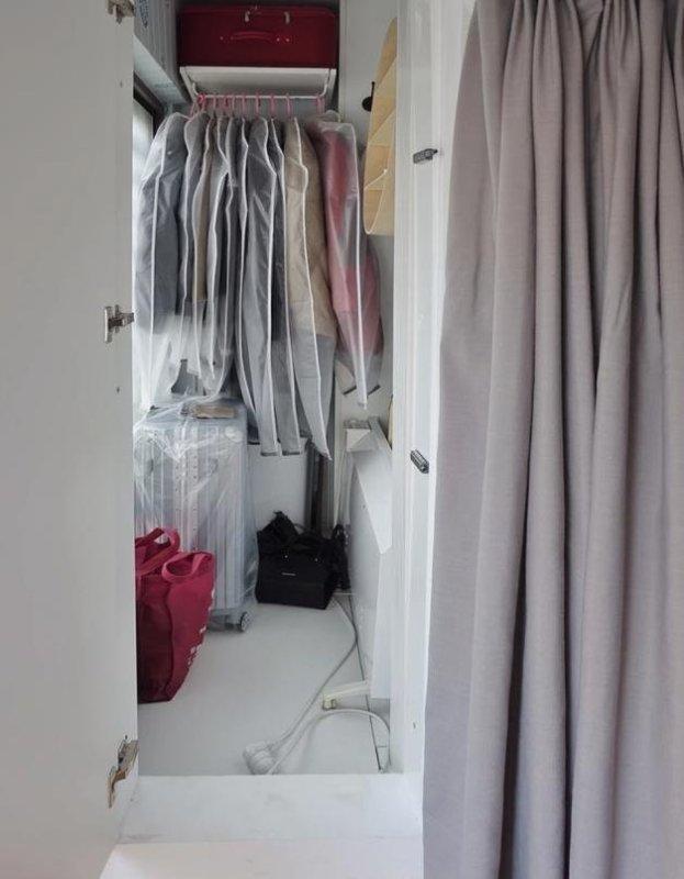 「」媳妇坚持在玄关做“柜中柜”，客厅不吊顶，完工后都夸实用！晒晒