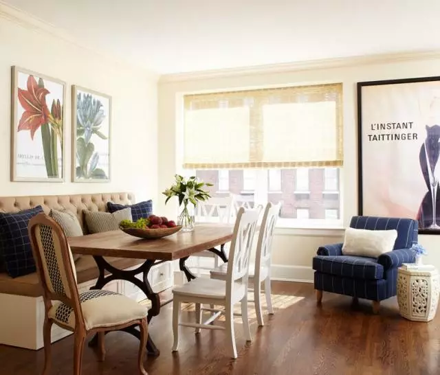 ▲果然小户型餐厅，还是做卡座设计好，真的很省空间