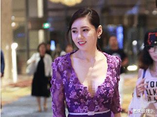 「范冰冰」39岁范冰冰与41岁秋瓷炫比美,同是紫色礼服,气质却天差地别