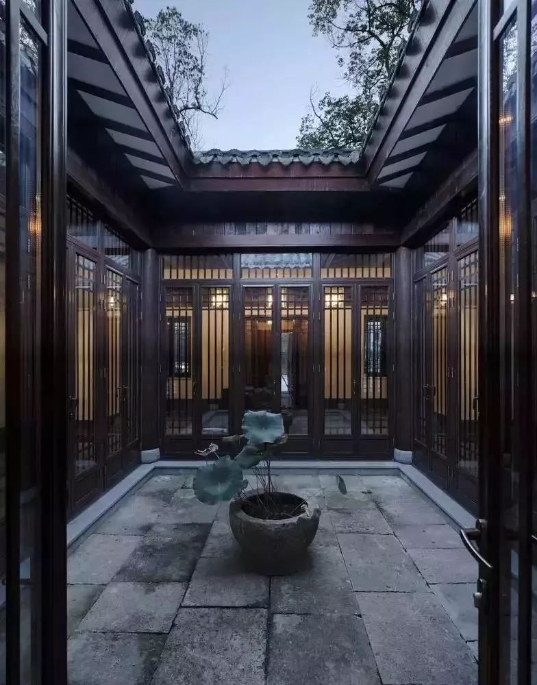 超有质感的中式庭院