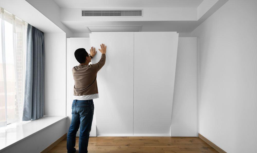 『』她家89㎡，坚持“去客厅化”，卧室合二为一，反而更实用漂亮