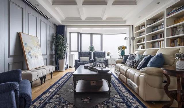 |客厅不看电视,装个书架设计,满屋书香气!