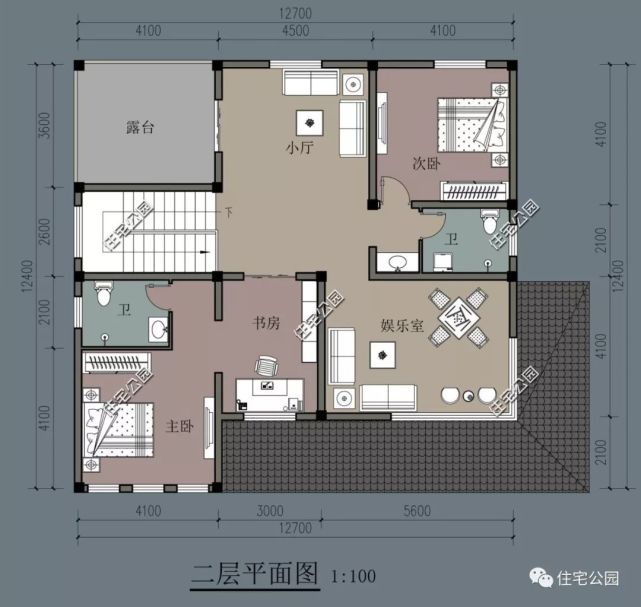 |精选图库：20套农村美式风格户型图