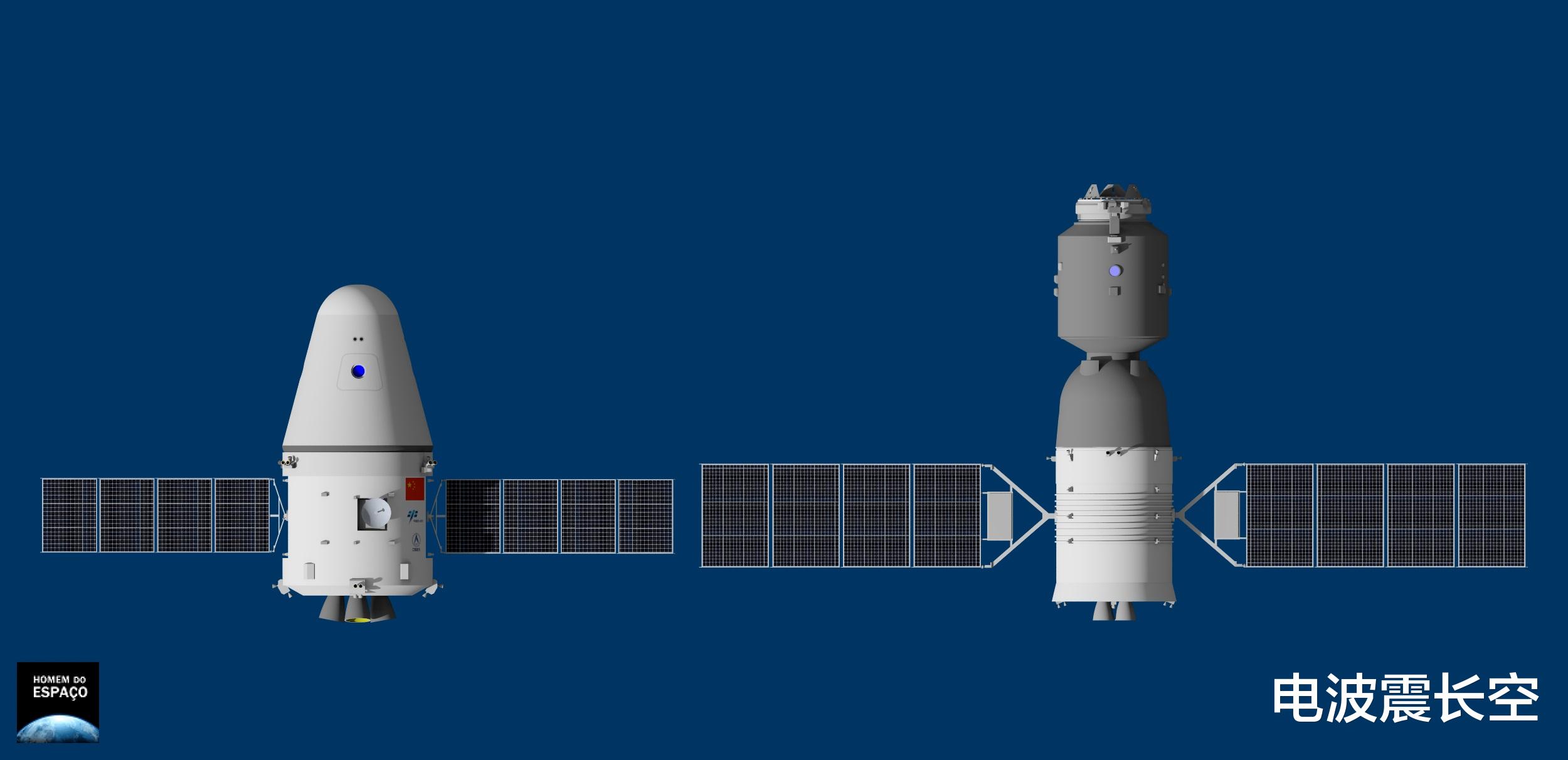 『空间站』长征5B首发成功!新一代太空快递船露面,2年后送货直达空间站