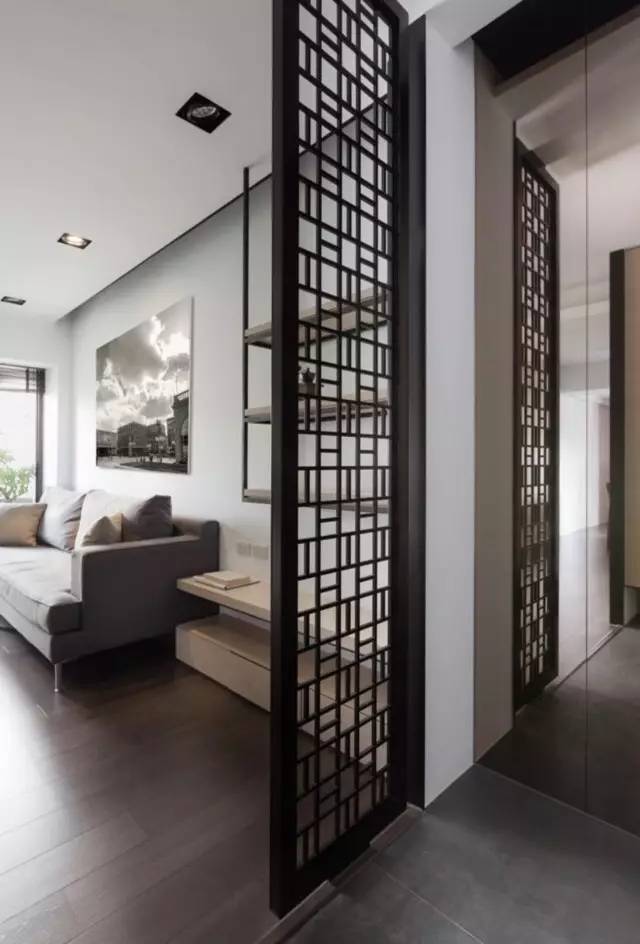 中式屏风，隔不断的美，透不空的醉