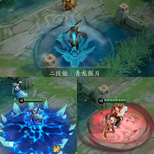 关羽|王者：关羽全皮对比，武圣和冰封战神难分上下，龙腾万里性价比高