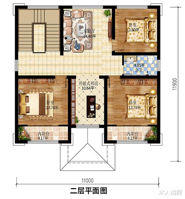 【】宅地基124平，建一栋新中式别墅，男女老少都喜欢