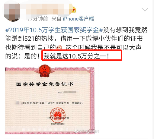 国家奖学金▲奖学金全覆盖！读研三年竟然能赚这么多……