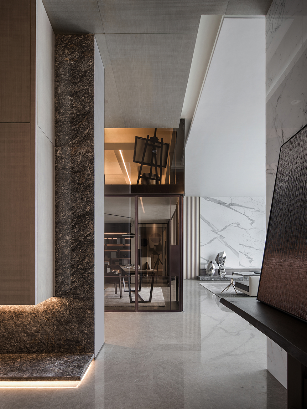 北欧|210平大平层简约风格软装设计