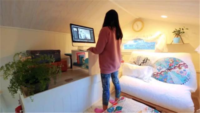 |18㎡能住人？国外53岁阿姨却把它改成4室2厅，温馨又舒适