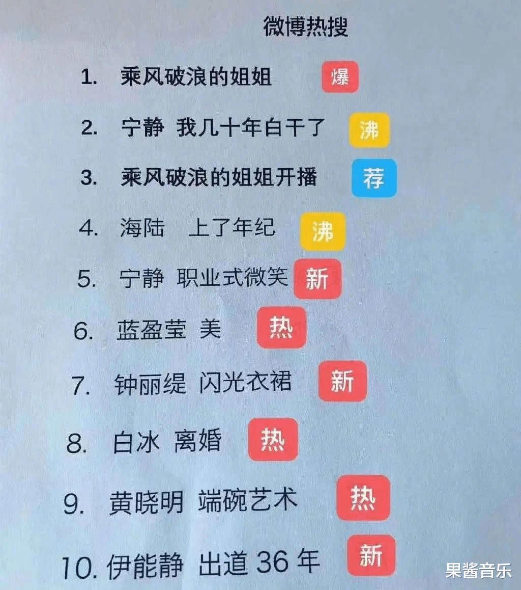 梅艳芳|我给《乘风破浪的姐姐》搞了个风韵排行，第一名都野上天了