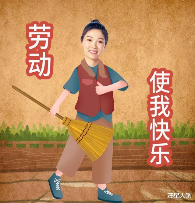 「朱婷」好可爱！中国女排五一海报出炉，朱婷变清洁工，袁心玥卖果子