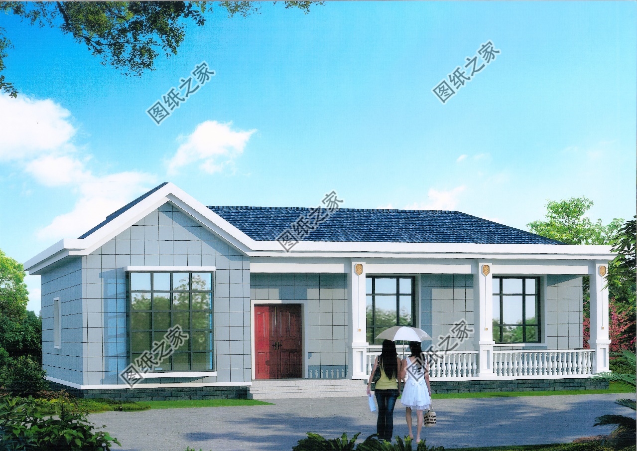 |四室两厅两卫自建房效果图，家里人多也不怕，养老房首选建造