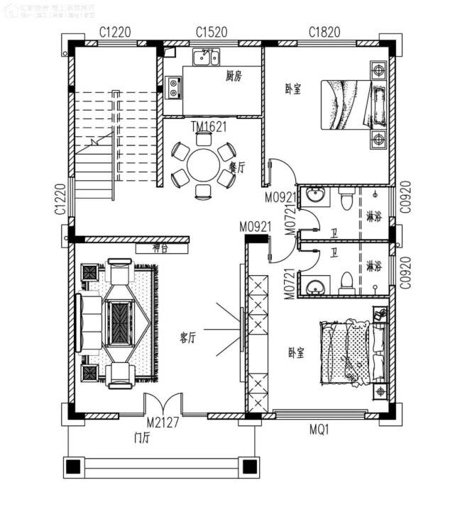 ▲4款三层农村别墅，多阳台+大露台设计，巴适得板！