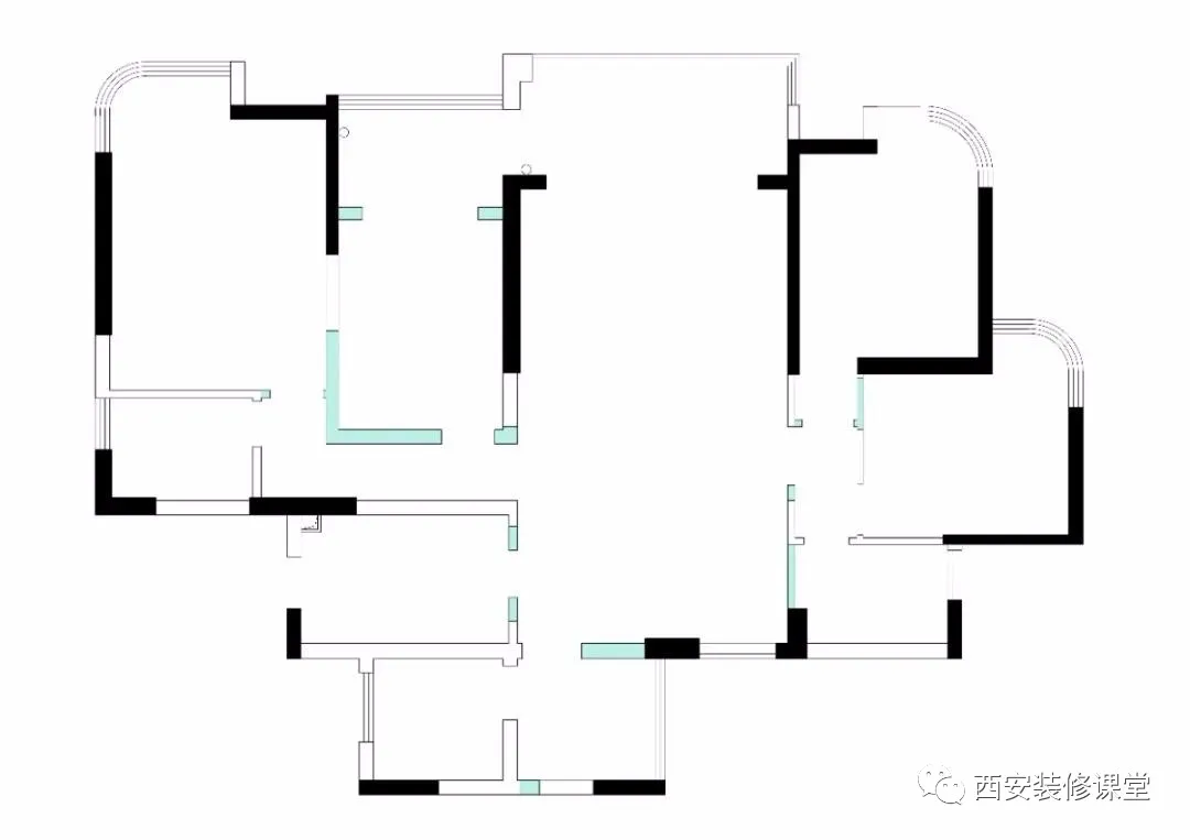 「衣帽间」160㎡5室美式,刷墙铺地三代人居住还绰绰有余