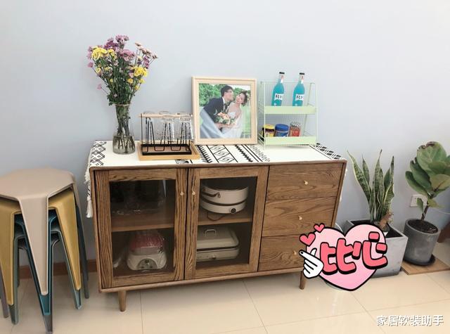 ▲入住第一个新家，电视墙简洁大方，全房时尚又温馨，忍不住晒晒！