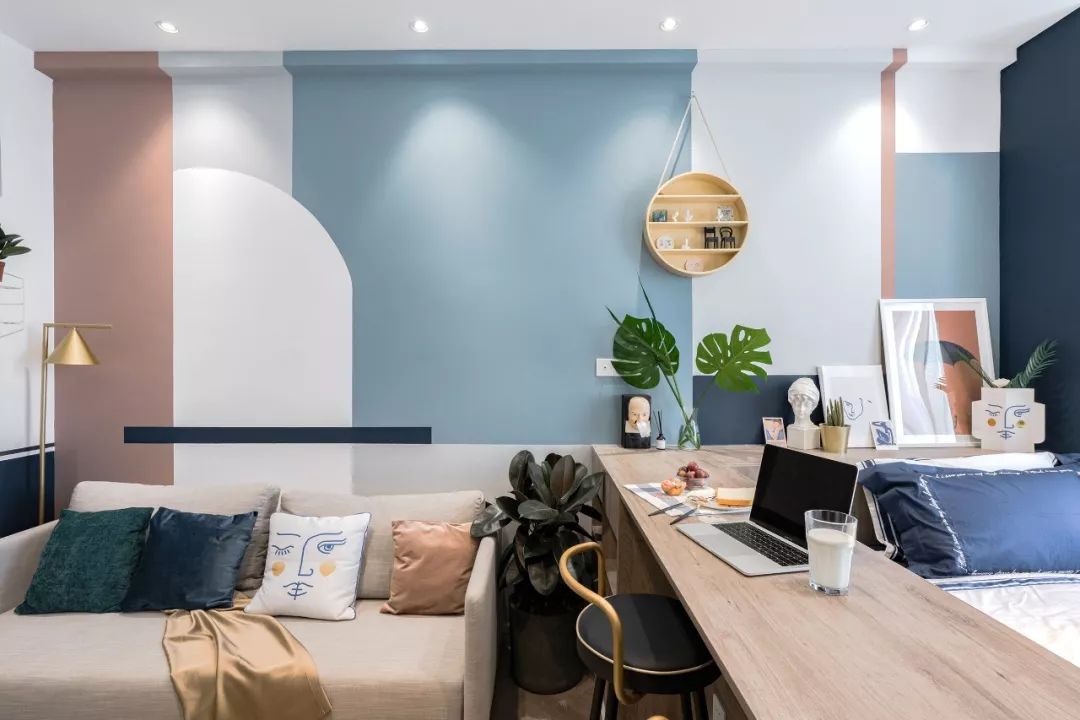 |35㎡北欧风单身公寓，全屋收纳柜+多功能卧室设计，太实用了！