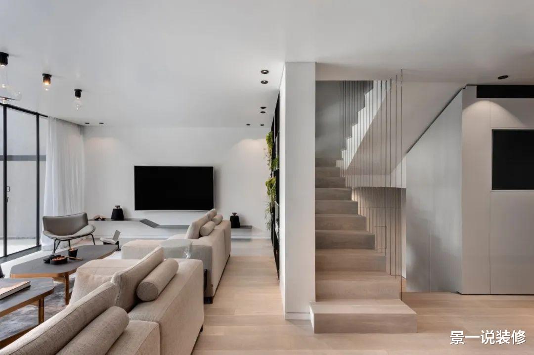 []现代轻奢风格别墅，黑白色的装修简单、大气好看，大爱啊！