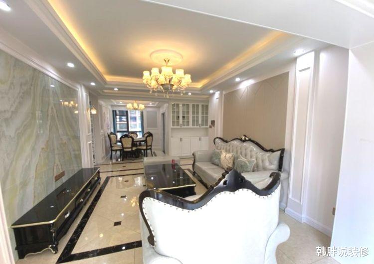 『』硬装砸了30万的新房，140㎡大三房，5米长的玄关走廊，谁见过？