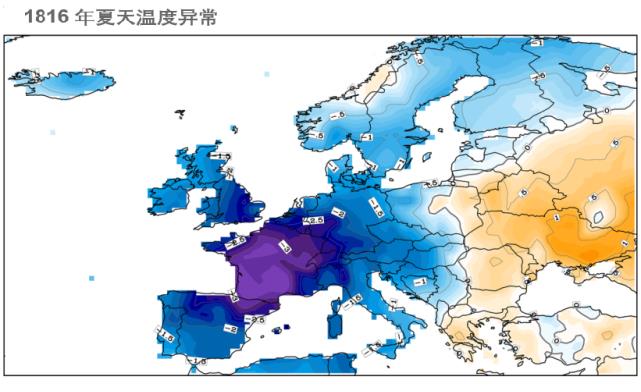活火熔城@为什么1816年没有夏天，六月飞雪，而之后又能迅速恢复正常呢？