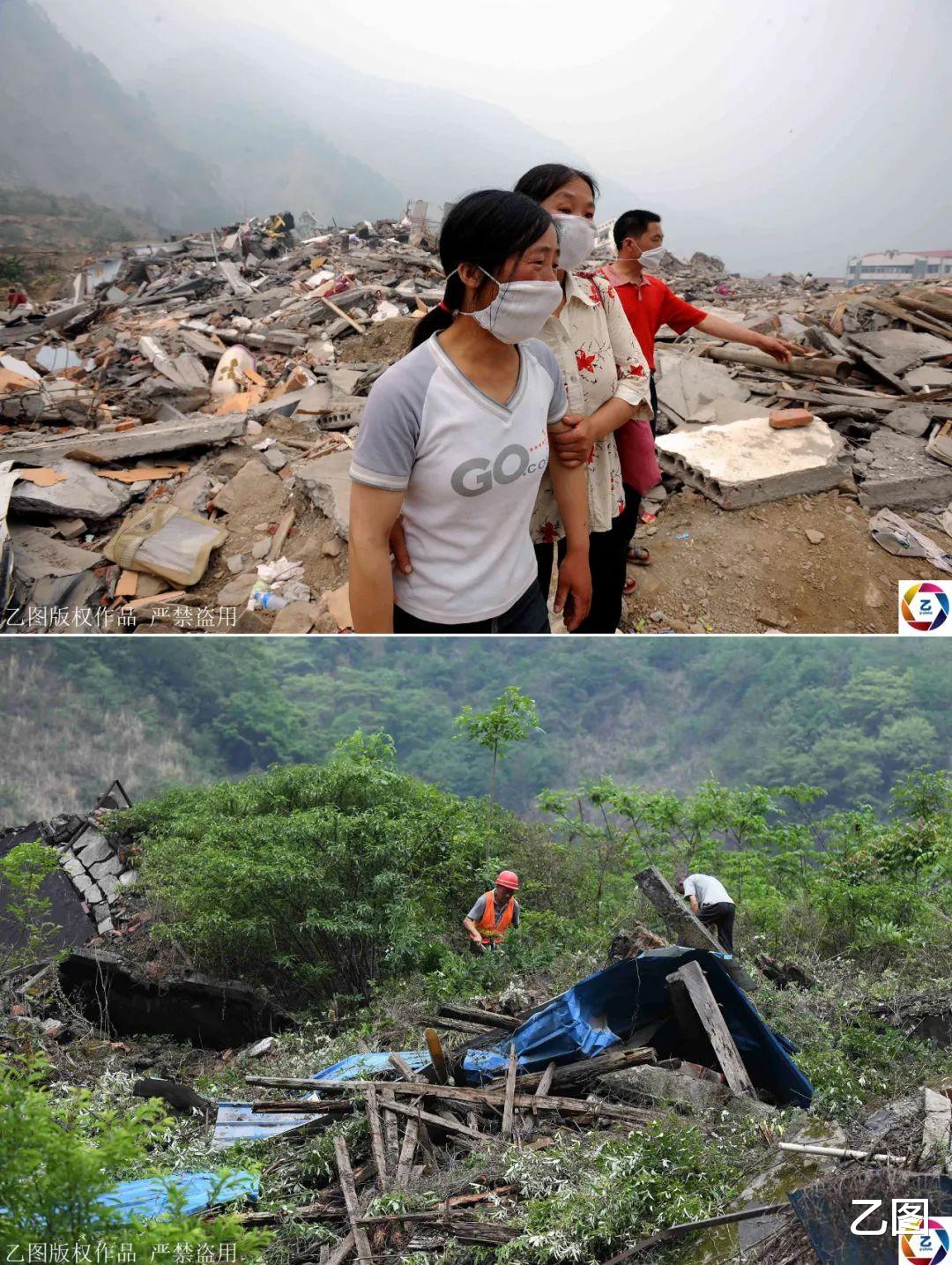 民警@12年后汶川已经重生，打开尘封12年的影像，心依然隐隐作痛