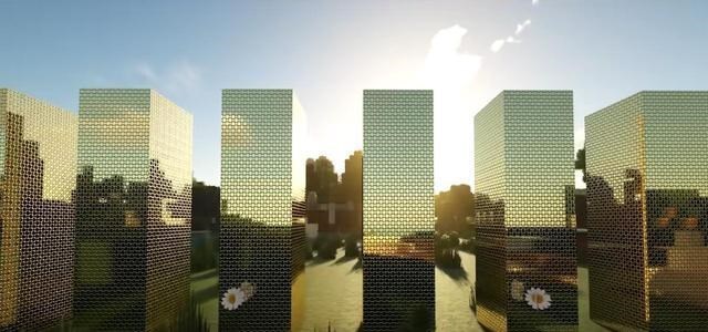 「我的世界」《迷你世界》和《我的世界》差距有多大?一个光影模组就够了