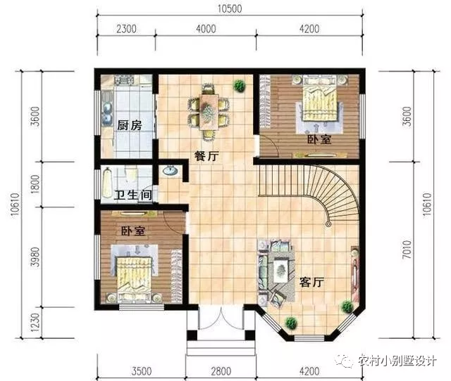 ▲时尚小户型农村小别墅,建房就选它!第1款最实尚,第4款最简便