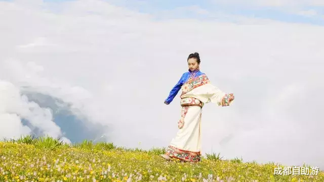 『川西』不输俄么塘！川西又一冷门万亩花海开放，不收门票，赏花观云还不打挤