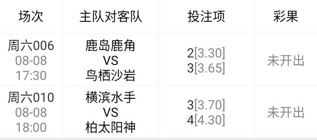 鹿岛鹿角|精选二场J联赛：鹿岛鹿角 VS 鸟栖沙岩+横滨水手 VS 柏太阳神