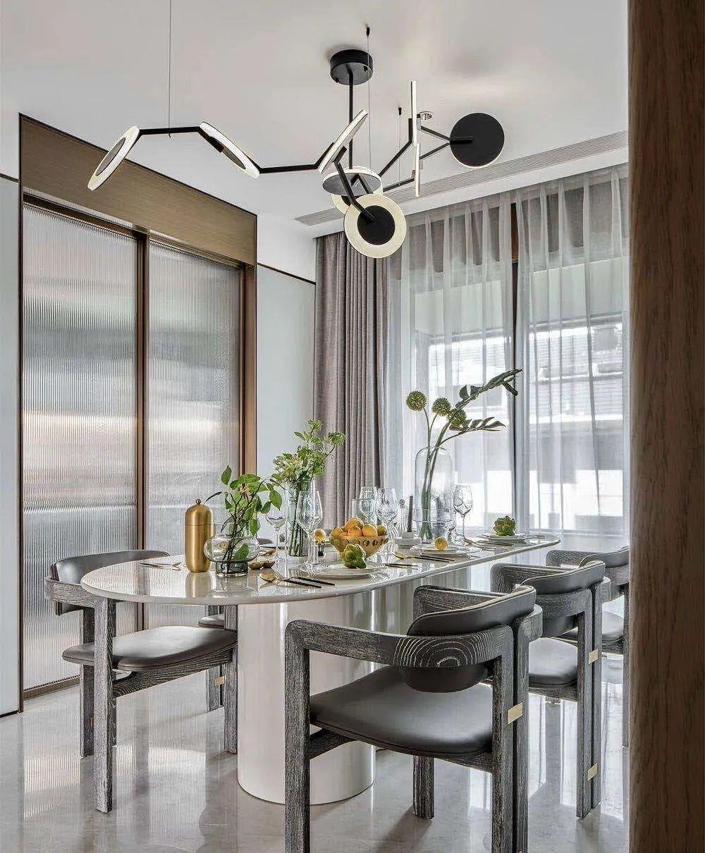 设计师|这才是豪宅，255㎡别墅设计，现代风+中式元素，入户后惹人羡慕