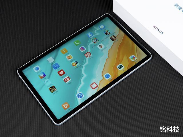 荣耀▲荣耀平板V6开箱初体验,麒麟985+2K全面屏开启平板5G时代