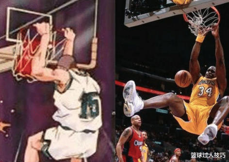 灌篮高手:看《灌篮高手》经典画面:1人模板是乔丹,最强球员灵感来自奥胖