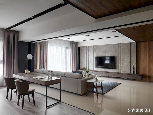 ：实拍240㎡极简大平层，大开间+隐形设计，不用软装进场，高级感UP